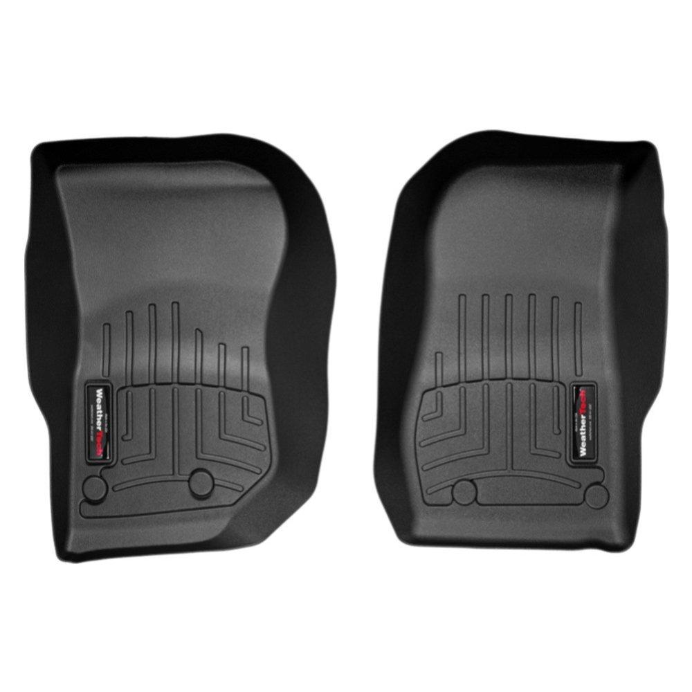 Килимки в салон для Jeep Wrangler 2014 - передні чорні UNLIMITED 445731