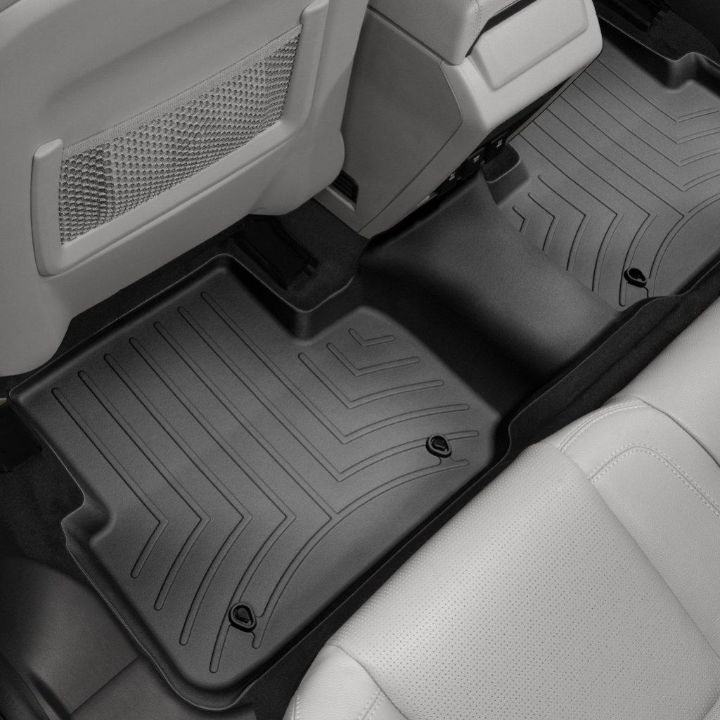 Килимки в салон для Land Rover Discovery Sport 2015 - з бортиком задні чорні 447962