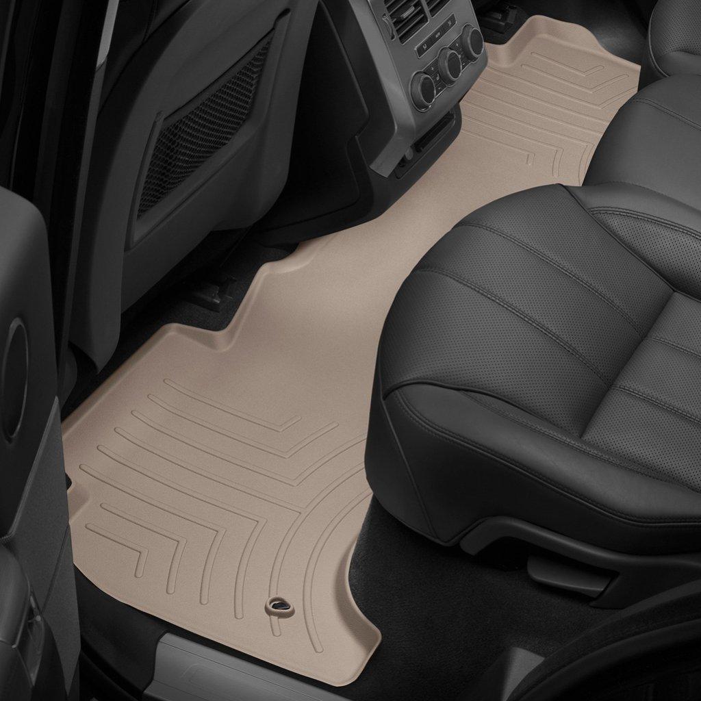 Килимки в салон для Land Rover Range Rover Sport 2013 - з бортиком задні бежеві 454804