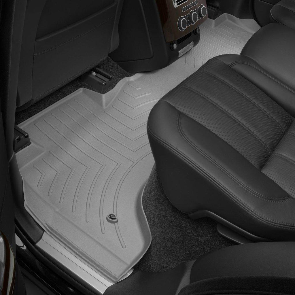 Килимки в салон для Land Rover Range Rover Vogue 2013 - з бортиком задні сірі 464803