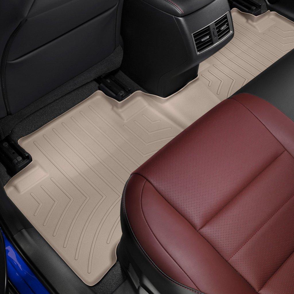 Килимки в салон для Lexus NX 2015 - з бортиком бежеві задні 457492