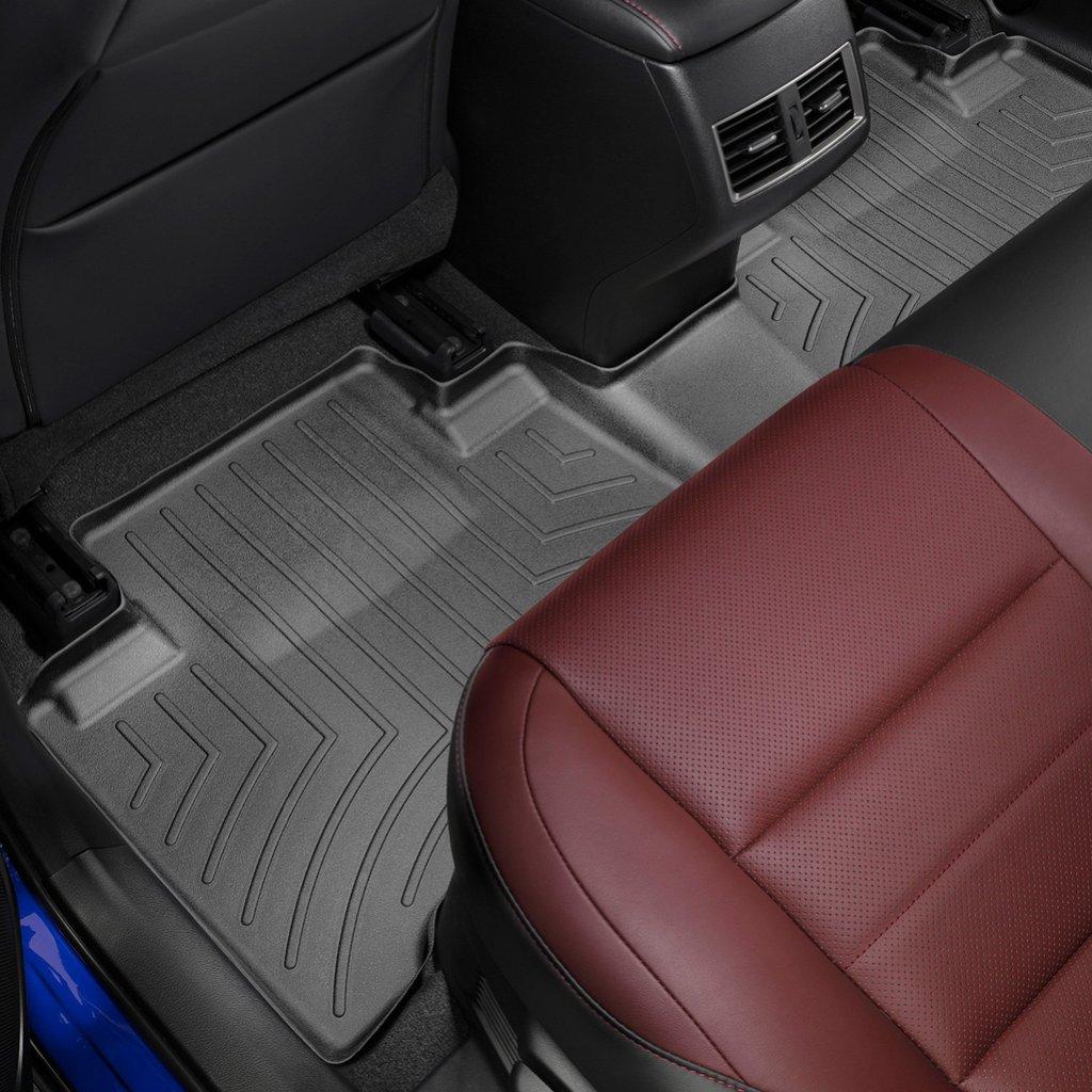 Килимки в салон для Lexus NX 2015 - з бортиком чорні задні 447492