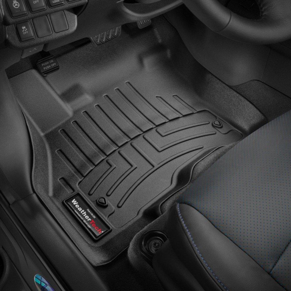 Килимки в салон для Nissan Leaf 2013-15 з бортиком передні чорні 445501