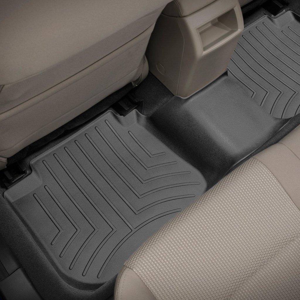 Килимки в салон для Subaru Legacy 2015 - з бортиком задні чорні 447082