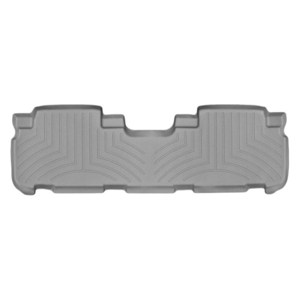 Килимки в салон для Toyota Highlander 2014 - з бортиком сірі задні 466322