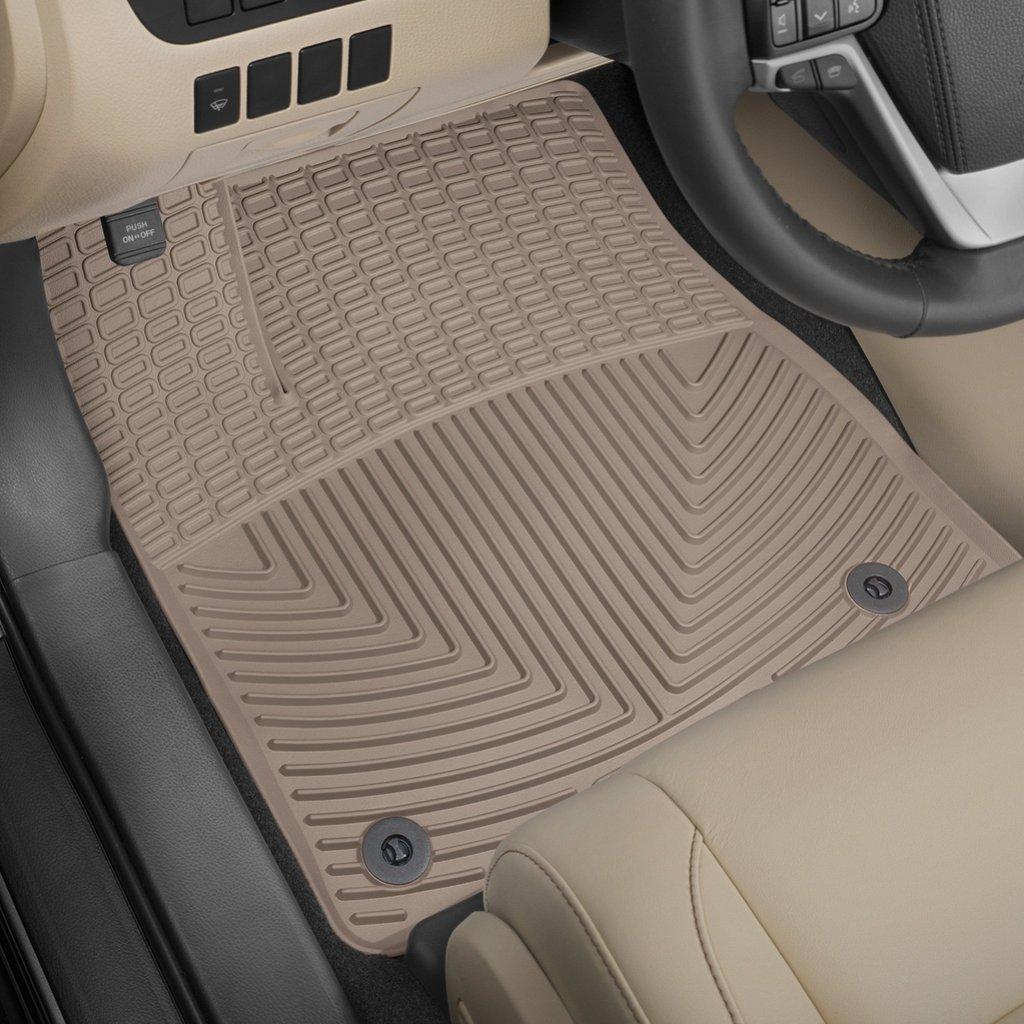 Килимки в салон для Toyota Highlander 2014 - бежеві передні W333TN