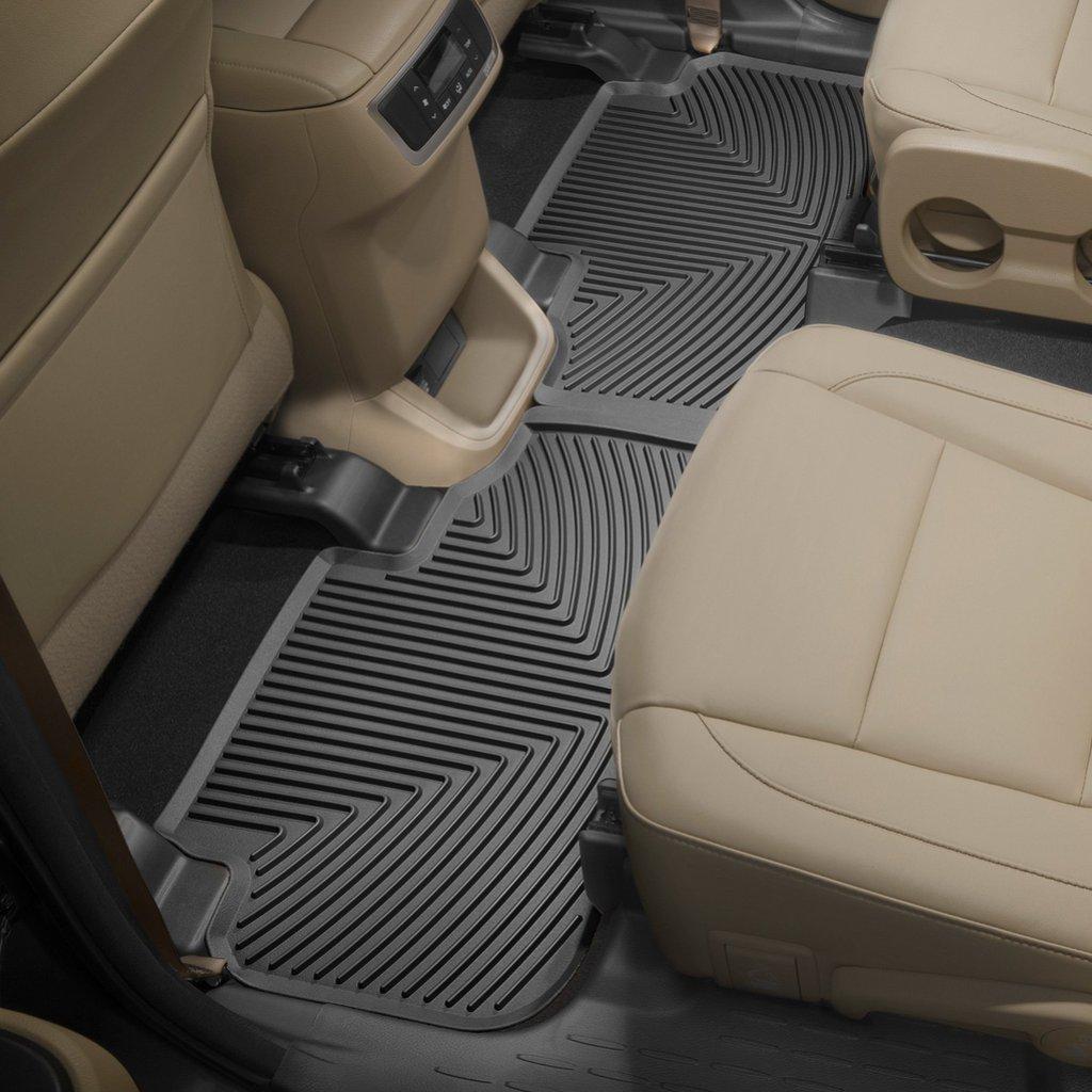 Килимки в салон для Toyota Highlander 2014 - чорні задні W334