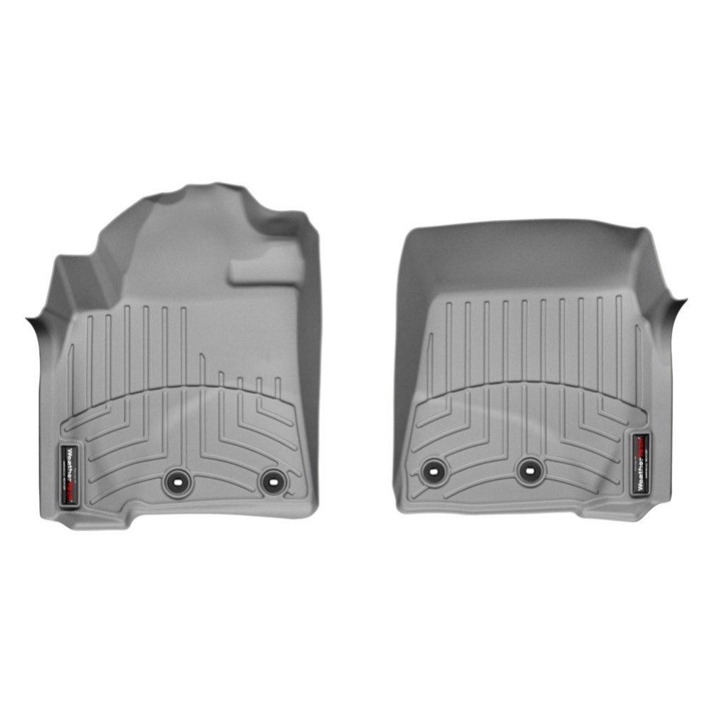 Килимки в салон для Toyota Land Cruiser 200 2012 - LX 570 з бортиком передні сірі 464231