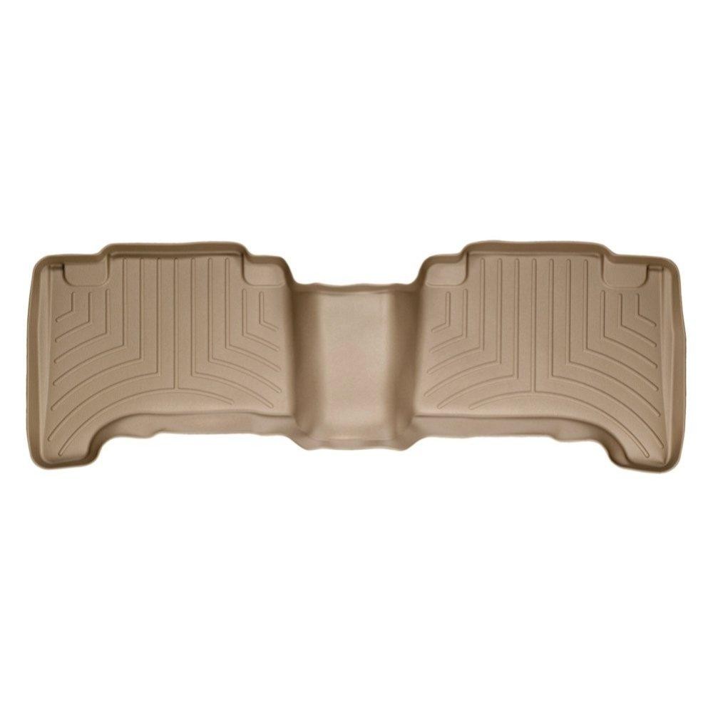Килимки в салон для Toyota Land Cruiser Prado 120 2003-08 з бортиком бежеві задні 450702