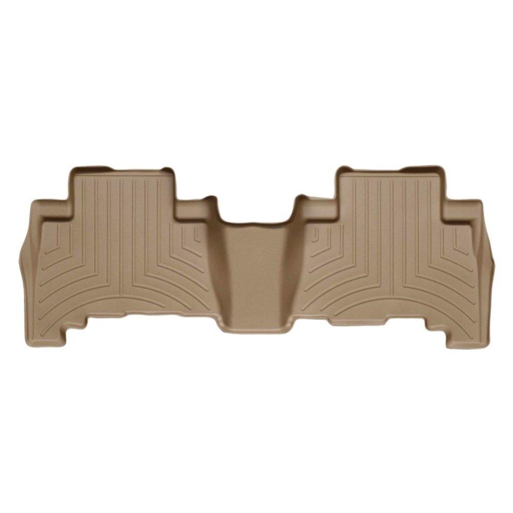 Килимки в салон для Toyota Land Cruiser Prado 150 2009 - з бортиком бежеві задні 452862