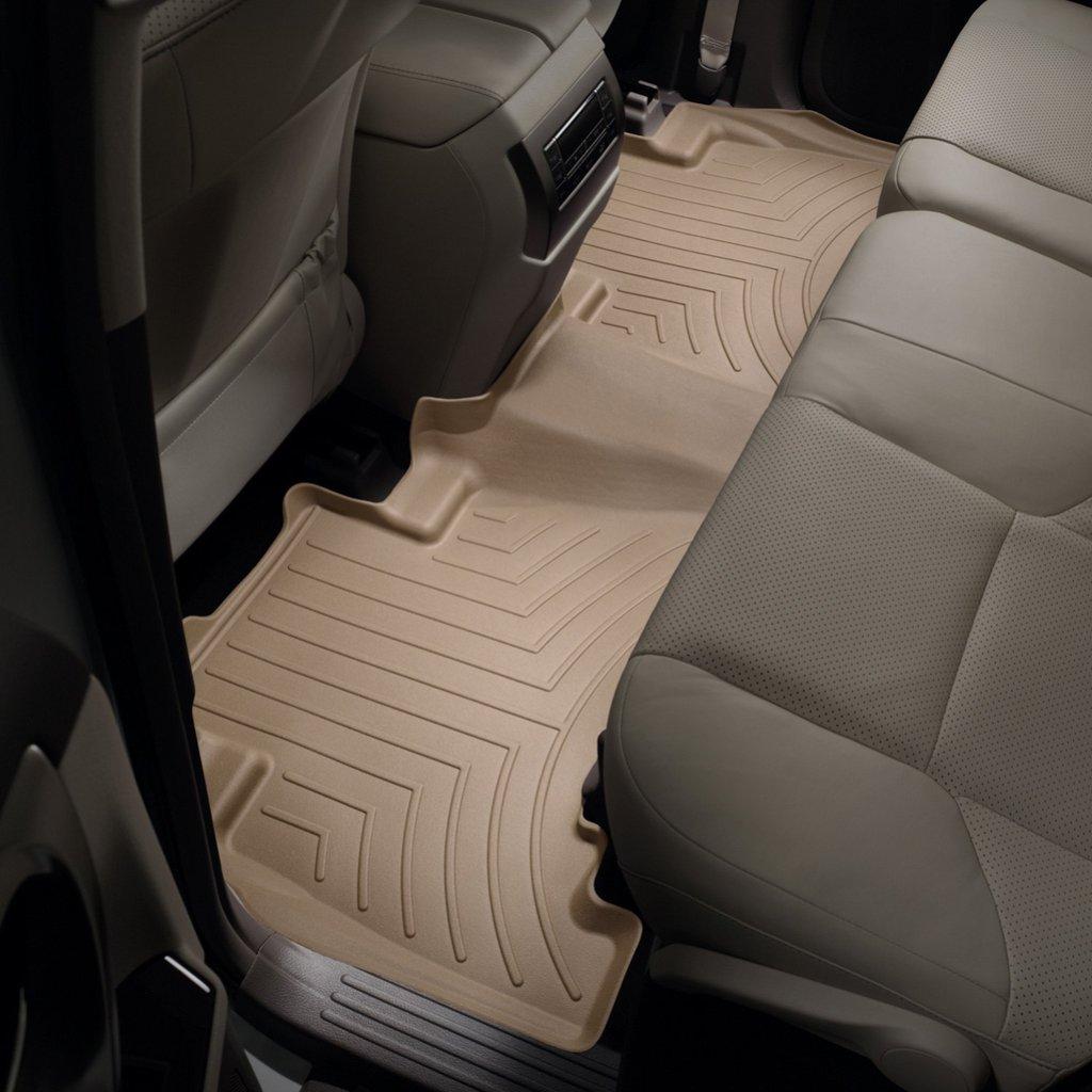 Килимки в салон для Toyota Land Cruiser Prado 150 2009 - з бортиком бежеві задні 452862