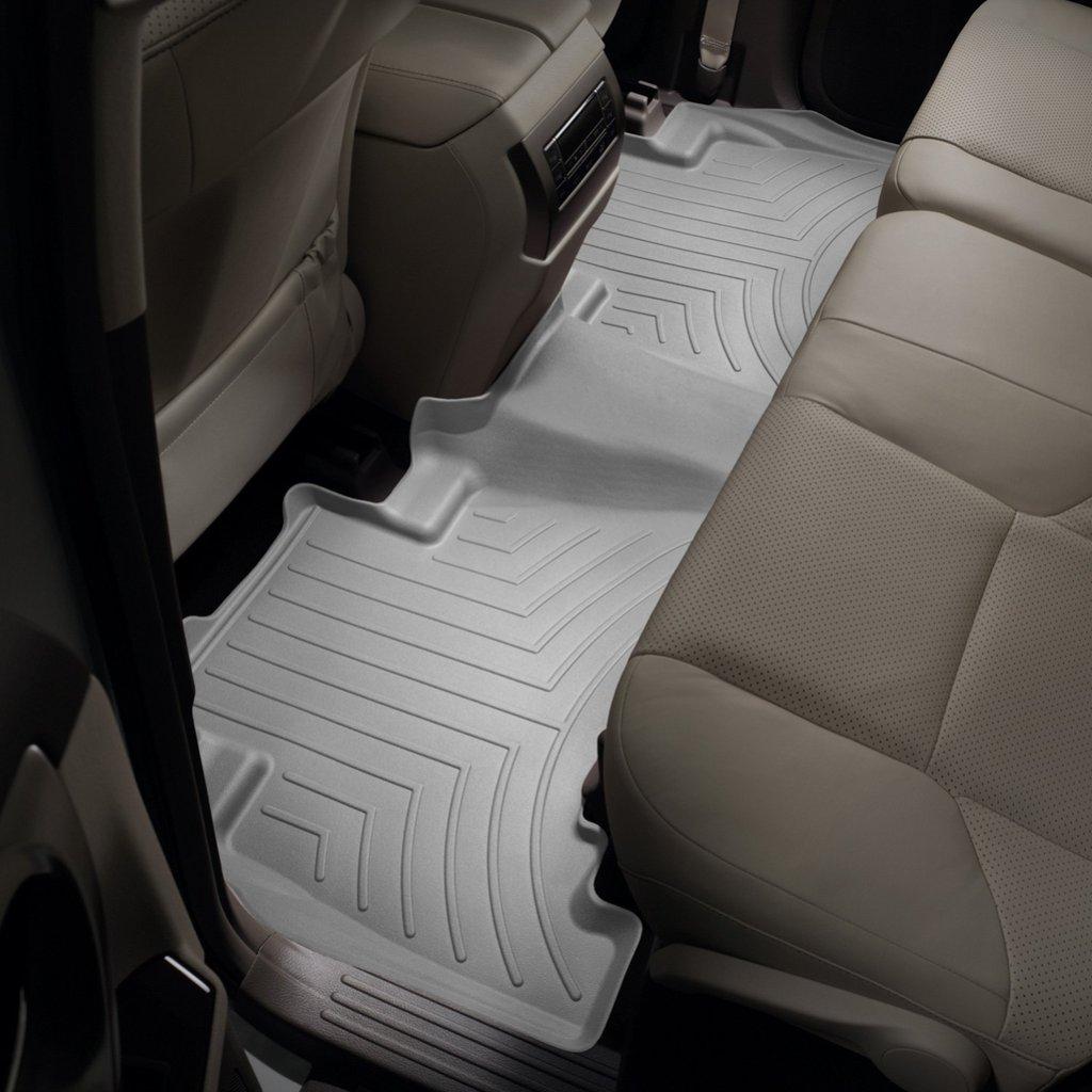 Килимки в салон для Toyota Land Cruiser Prado 150 2009 - з бортиком сірі задні 462862