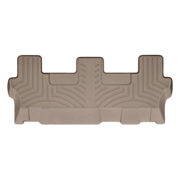 Килимки в салон для Toyota Sequoia 2007-12 з бортиком 3 ряд бежеві лавочка 450936