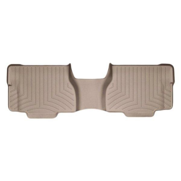 Килимки в салон для Toyota Sequoia 2007-12 з бортиком задні бежеві центр з консоллю 450937