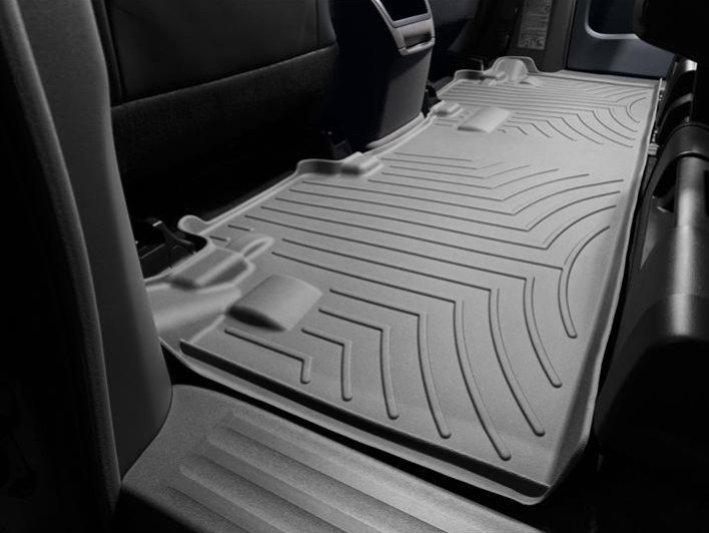 Килимки в салон для Toyota Sienna 2010 - з бортиком 2-й ряд 8 місць сірі 463002