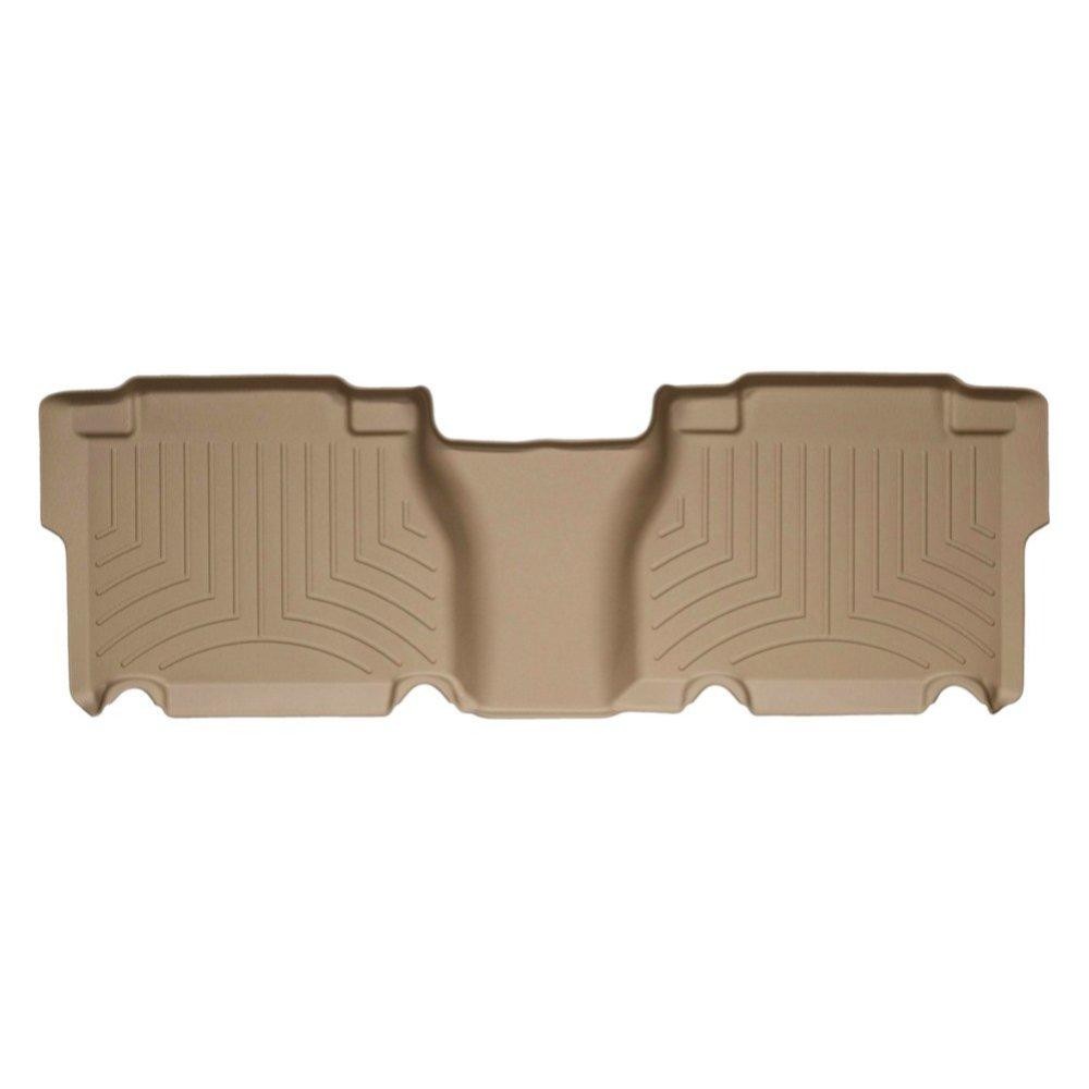 Килимки в салон для Toyota Tundra 2007-12 Crew Max з бортиком задні бежеві 450933