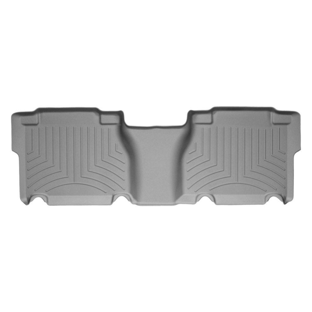 Килимки в салон для Toyota Tundra 2007-12 Crew Max з бортиком задні сірі 460933
