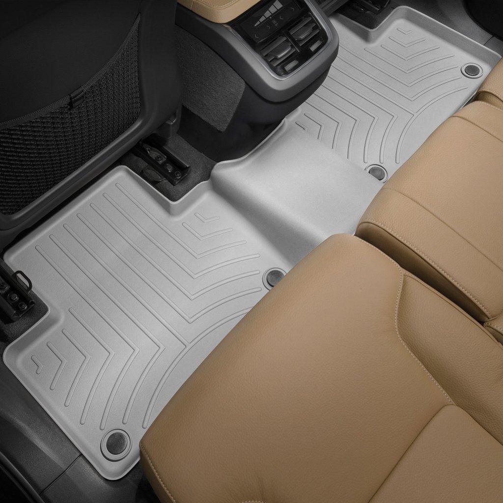 Килимки в салон для Volvo XC90 2016 - з бортиком задні сірі 468282