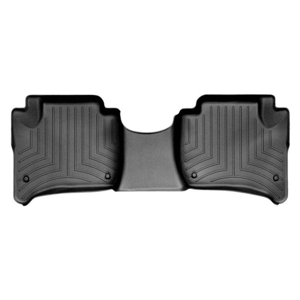 Килимки в салон для Volkswagen Touareg 2010 - бортиком задні чорні 2 зон 443332