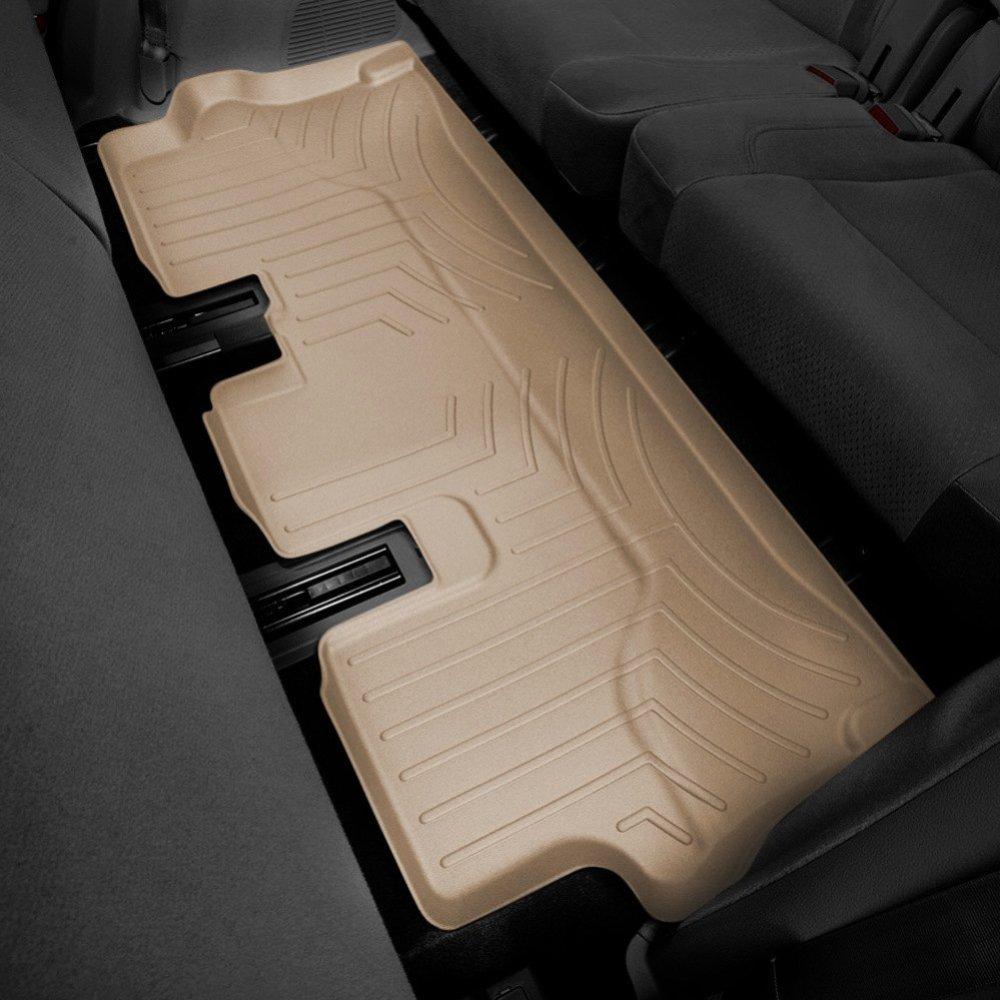 Килимки в салон для Infiniti QX56 2010 - з бортиком бежеві 3 ряд 453363
