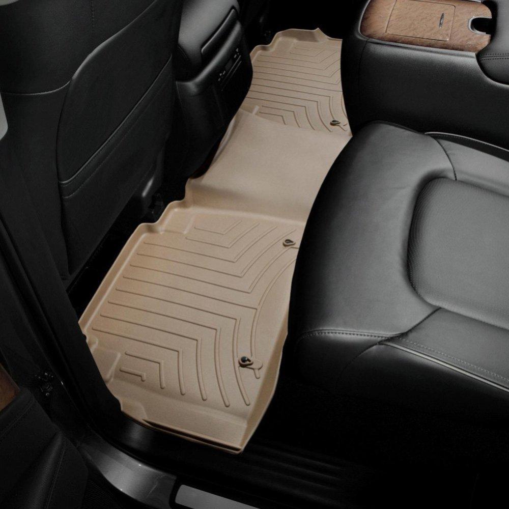 Килимки в салон для Infiniti QX56QX80 2010 - з бортиком задні бежеві 453362