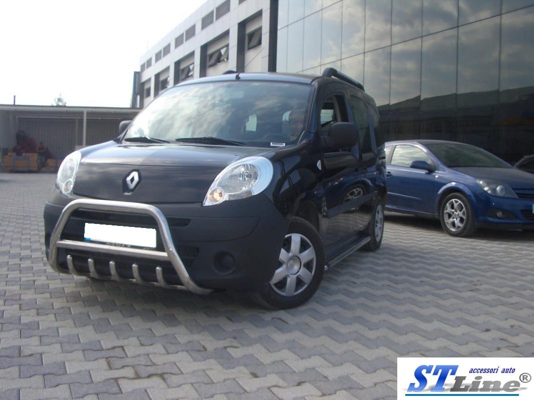Кенгурятник з перемичкою і грилем D60 для Renault  2008+