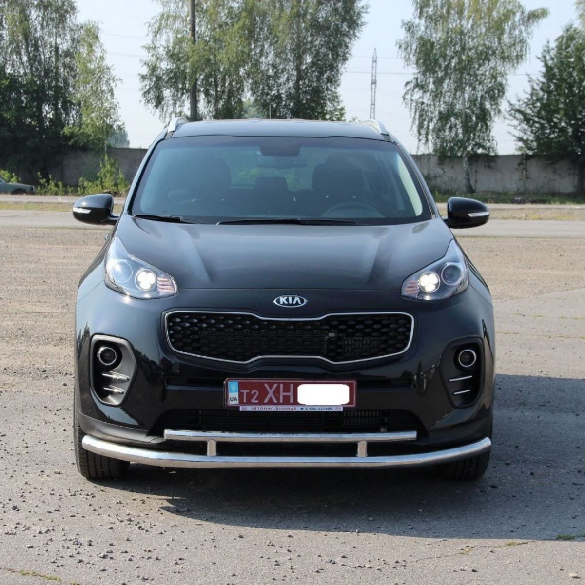 Передій захист подвійний для Kia Sportage 2016-