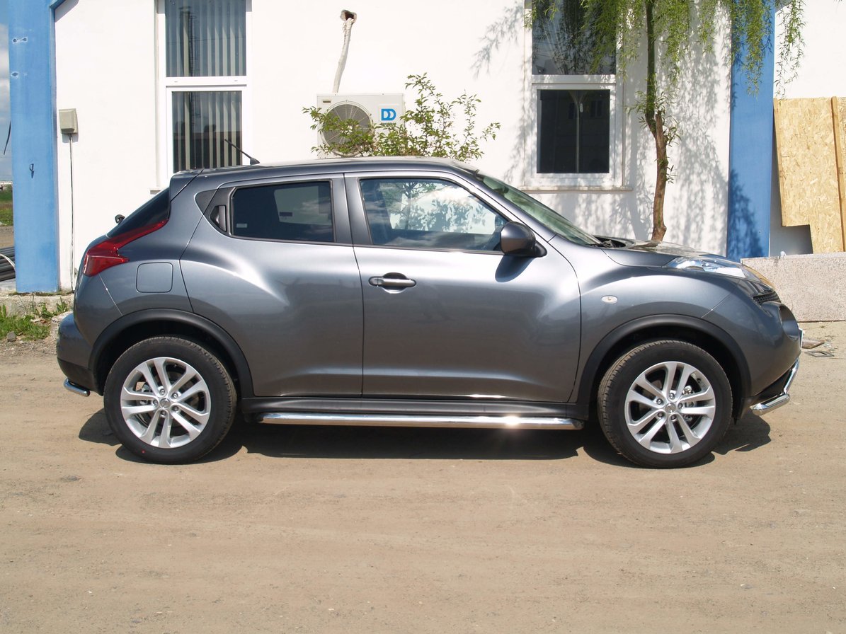 Захист оригінального порогу Nissan Juke 2011-d48