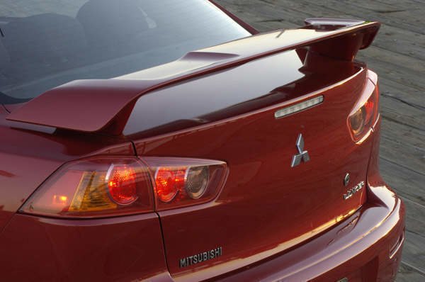 Спойлер на багажник Lancer X 2007-2015 ABS пластик під фарбування
