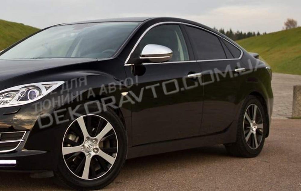 Накладки на ручки Mazda 6 2008-2012 (пластик)