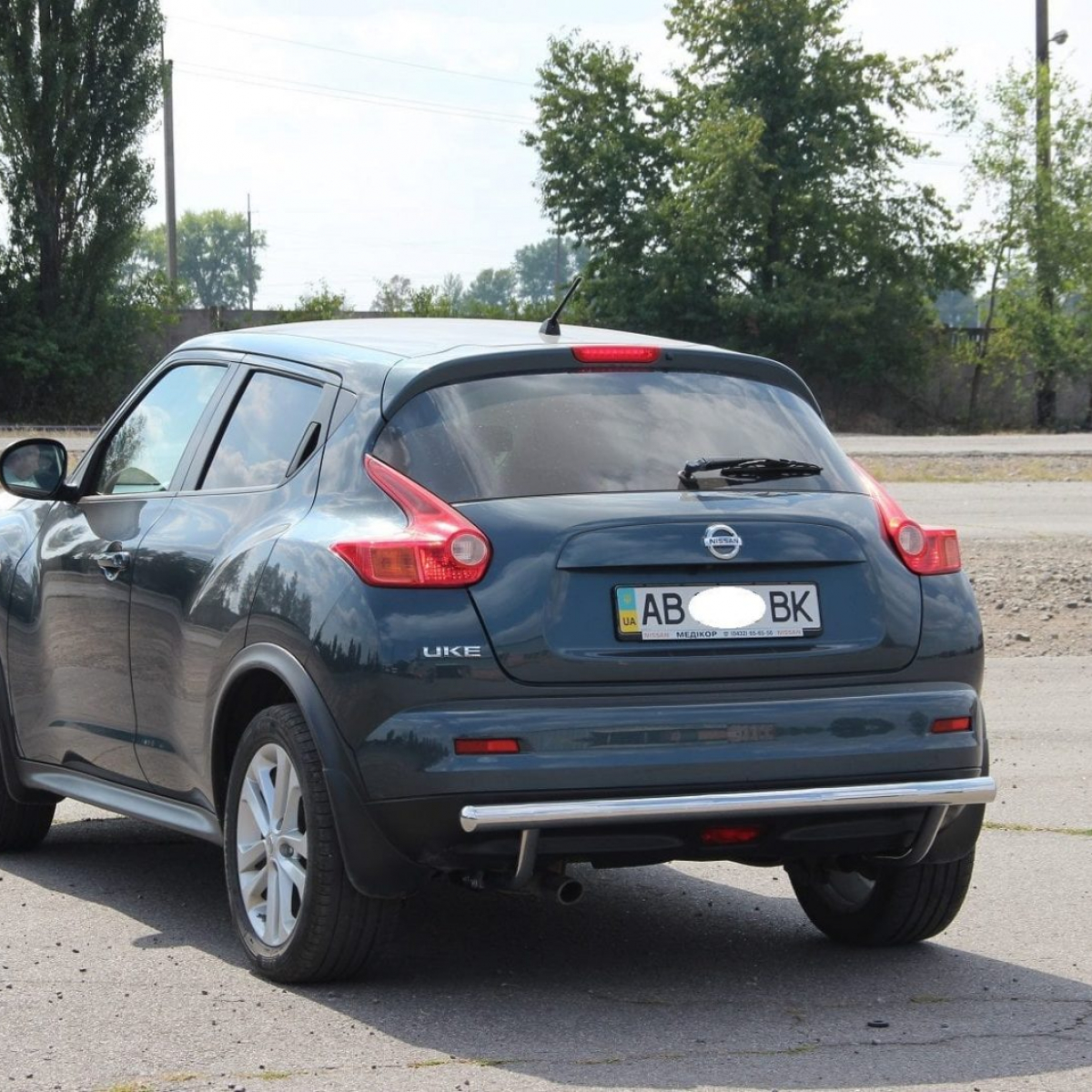 Захист заднього бампера для Nissan Juke 2010+