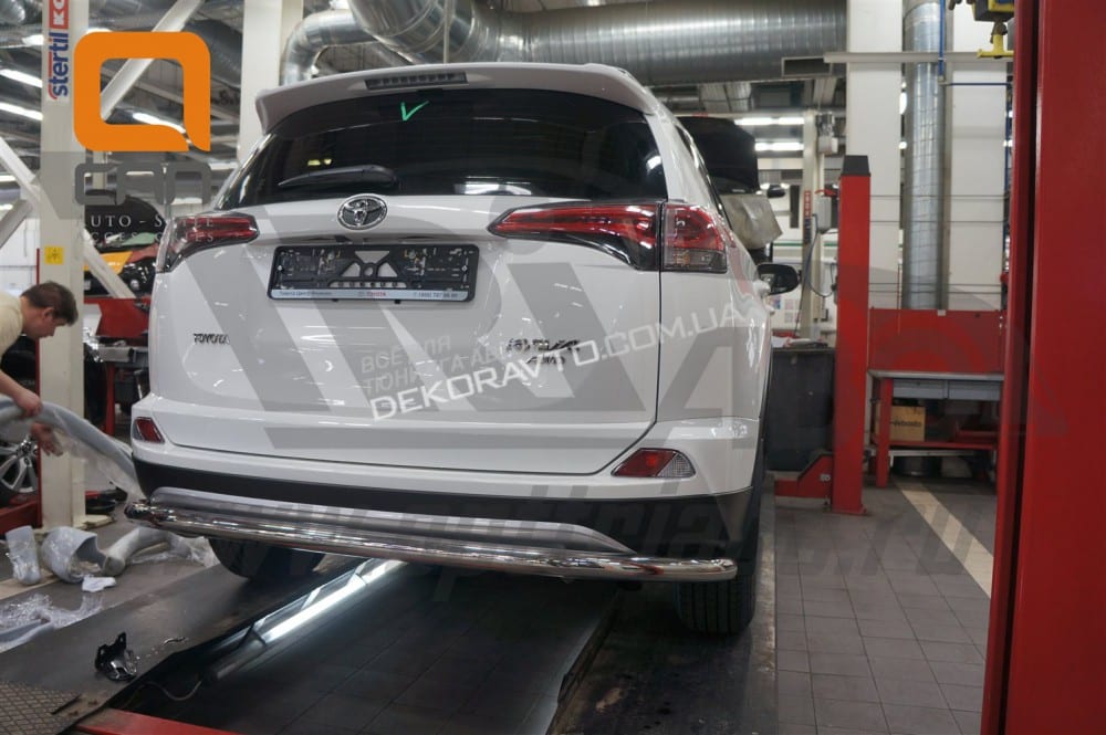 Захист заднього бампера Toyota RAV 4 2016+