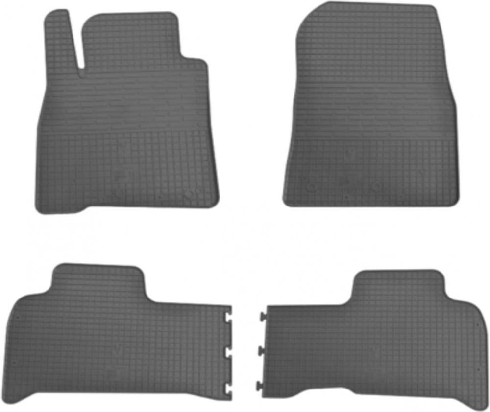 Килими салону гумові Stingray Toyota Land Cruiser 200 2007-2015 / Lexus LX 2007-2015