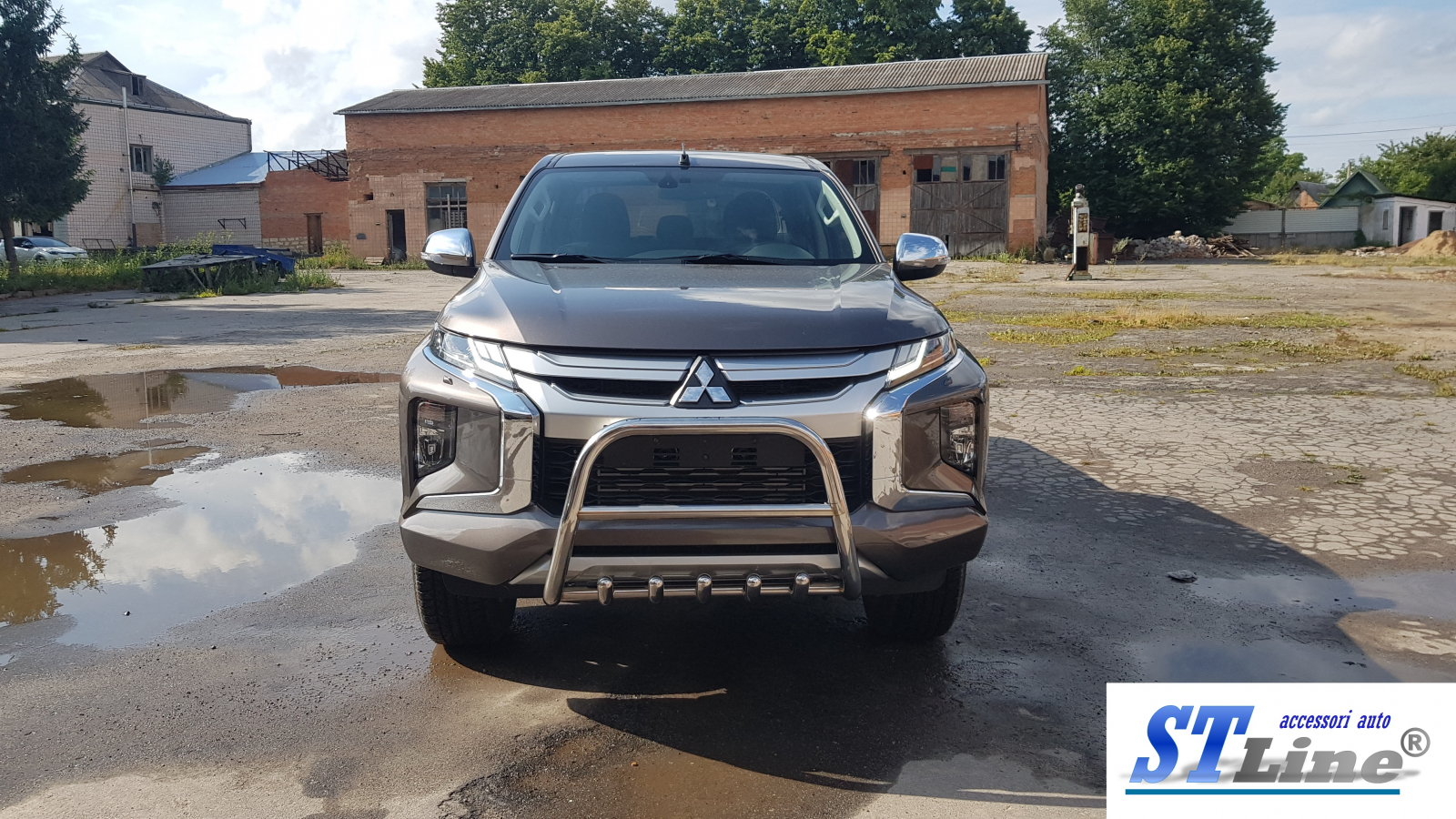 Кенгурятник низкий d57 Mitsubishi L IVМитсубиси Л IV - Mitsu Mafia