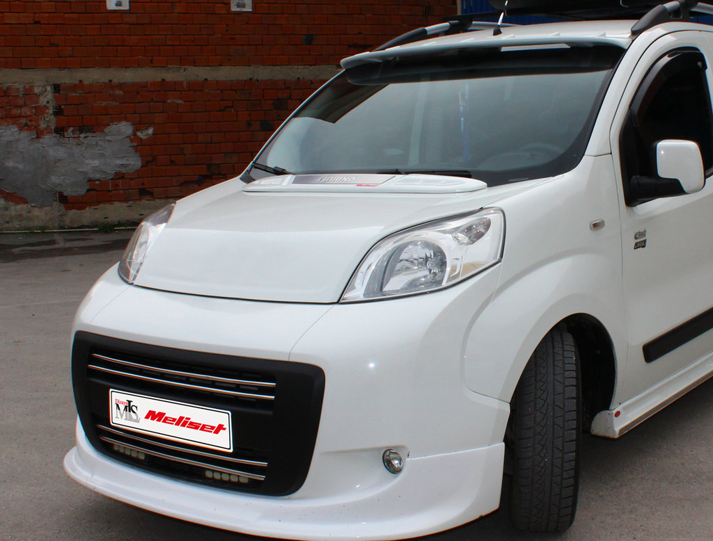 Козирок на капот (під фарбування) для Peugeot Bipper 2008↗ мм.