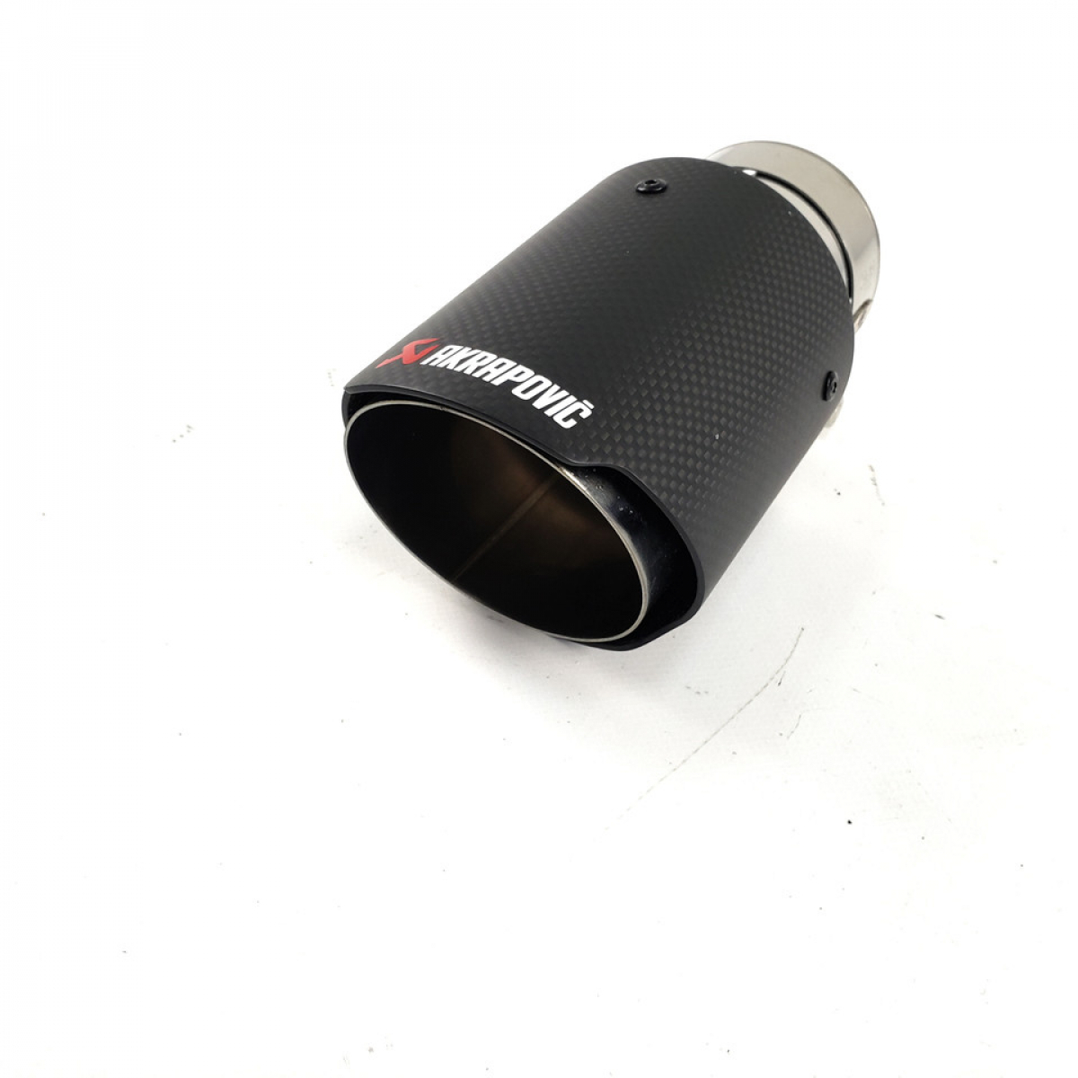 Насадки на вихлопні труби AKRAPOVIC 63mm (Матовий Карбон)