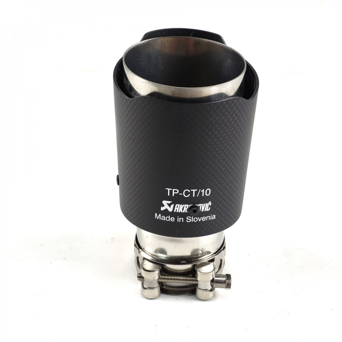 Насадки на вихлопні труби AKRAPOVIC 63mm (Матовий Карбон)