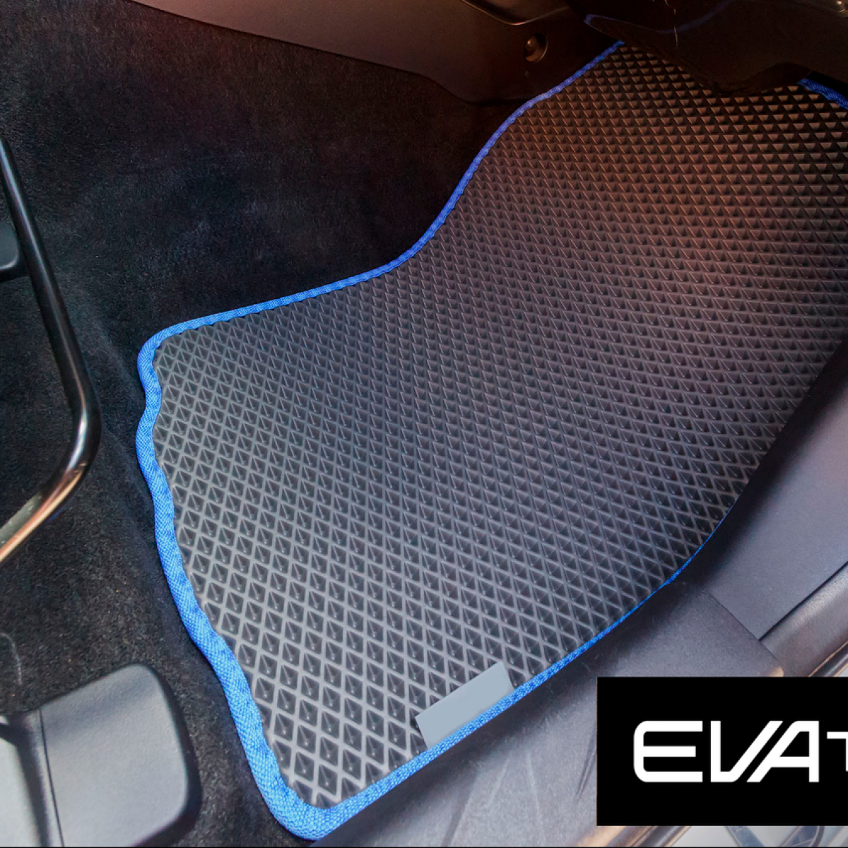 Килимки в салон EVAtech для Mitsubishi Outlander XL EVA полімерні сірий
