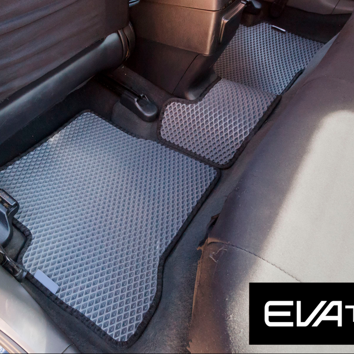 Килимки в салон EVAtech для Nissan Almera Classic EVA полімерні сірі
