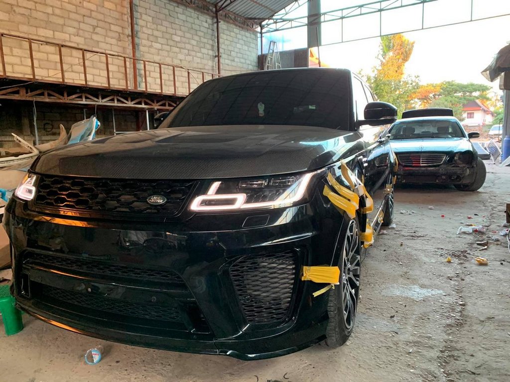 Капот (карбоновий) для Range Rover Sport 2013-2022