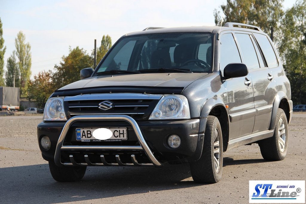Кенгурятник WT003 (нерж) для Suzuki XL7 1998-2006 
