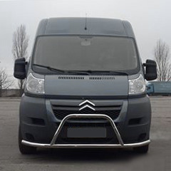 Передня дуга ST019 (нерж.) для Peugeot Boxer 2006+ та рр