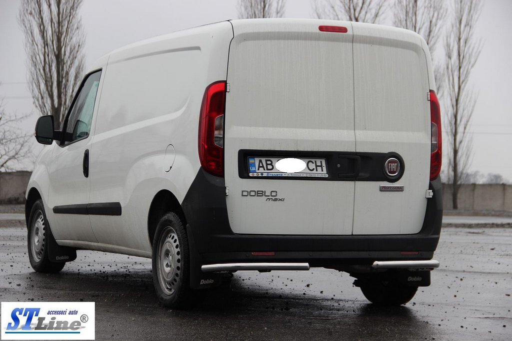 Задні куточки AK003 (нерж.) для Fiat Doblo II 2010-2022 рр