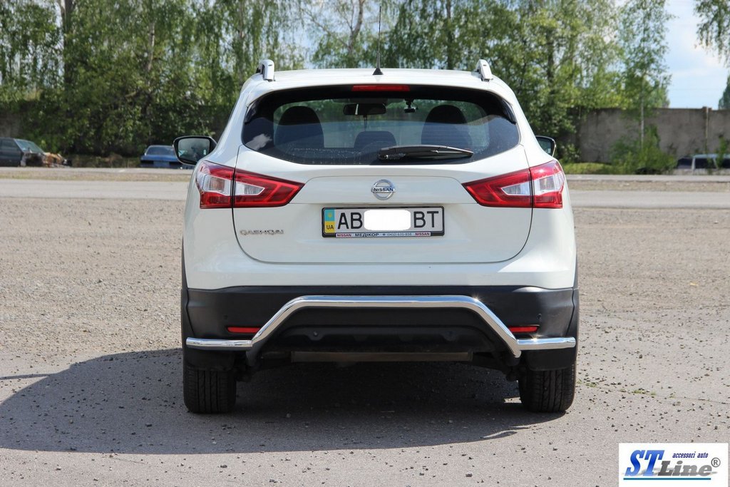 Задня дуга AK007-Plus (нерж) для Nissan Qashqai 2014-2021рр