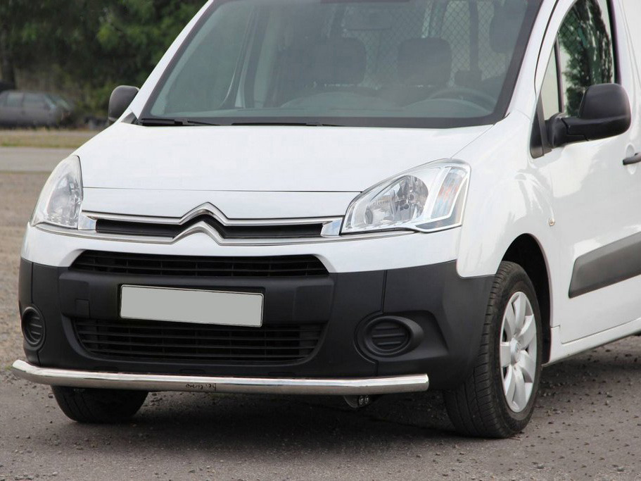 Передній захист ST008 (нерж.) 60 мм для Citroen Berlingo 2008-2018 