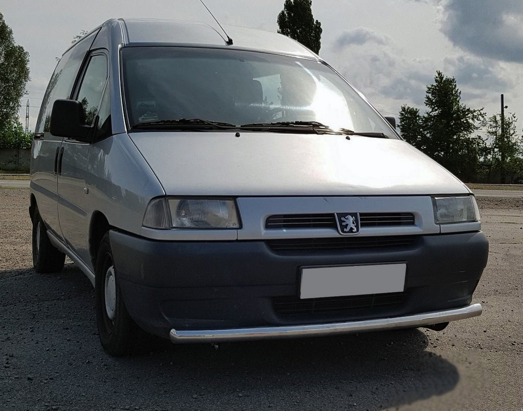 Передній захист ST008 (нерж) 51 мм для Citroen Jumpy 1996-2007 років