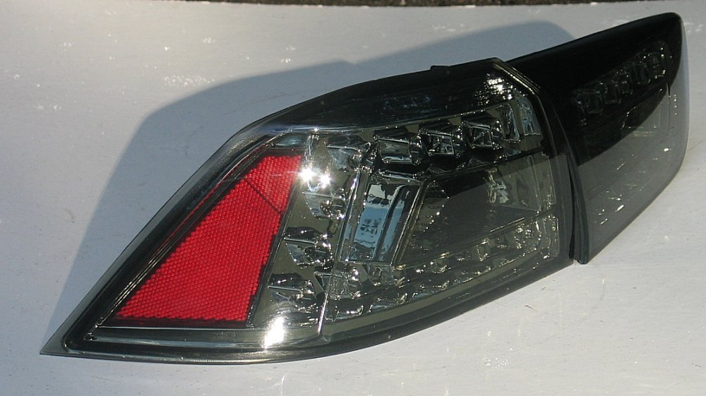 Задні ліхтарі чорні для Mitsubishi Lancer X