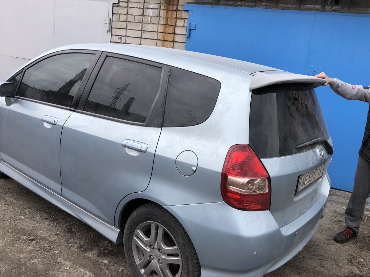 Спойлер на багажник HONDA JAZZ 2001-2007 ABS пластик під фарбування