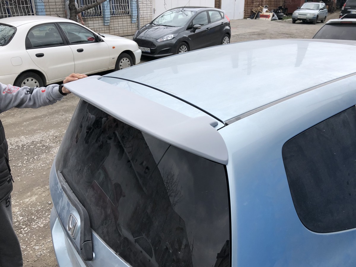Спойлер на багажник HONDA JAZZ 2001-2007 ABS пластик під фарбування