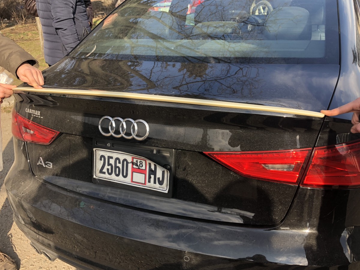 Спойлер ліп багажника Audi A3 2013-2019 АБС пластик під фарбування